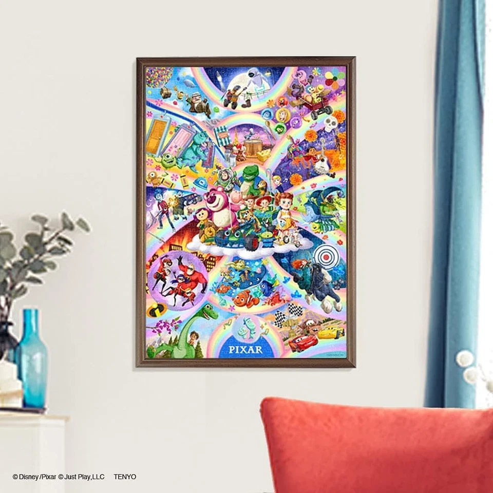 Tenyo 1000 pieces Jigsaw Puzzle Popping out! Pixar Character - Image 4 of 4