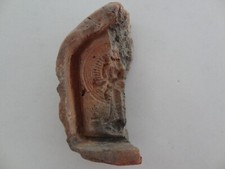 ANTIQUE MONGOLIAN TIBETAN BUDDHIST HANDMADE CLAY TSA TSA  FRAGMENT