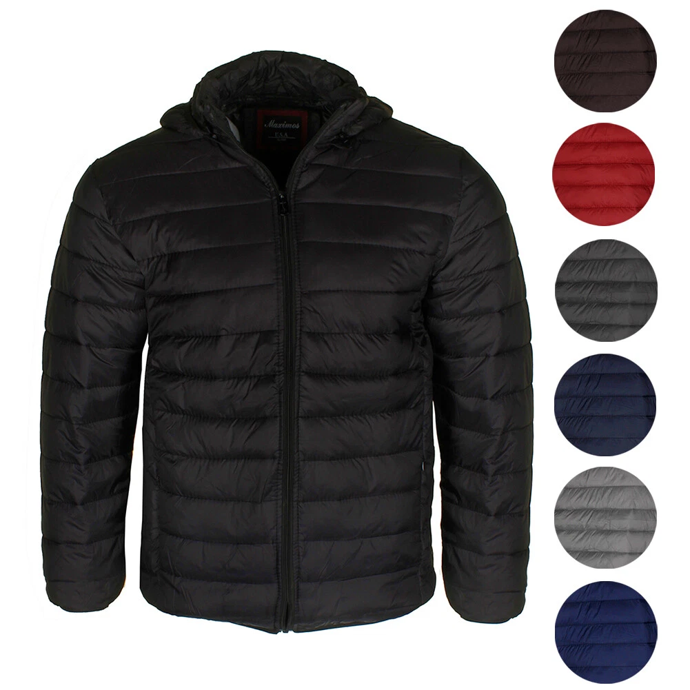 Maximos Men's PUFFY Insulated Packable Lightweight Zip Up Jacket
Opens in a new window or tab