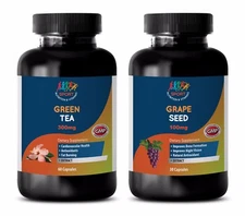 antioxidant powder - GREEN TEA – GRAPE SEED EXTRACT COMBO 2B - green tea supplem