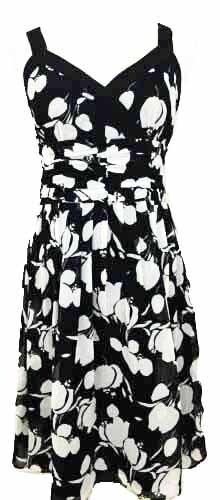 Ann Taylor Black and White Silk Dress | eBay Ann Taylor Black and White Silk Dress | eBay