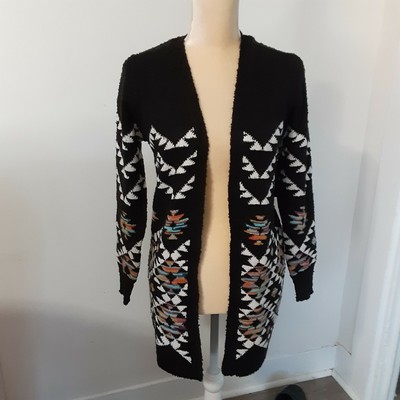 no boundaries aztec cardigan