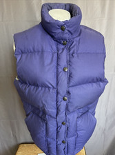 Vintage North Face Windy Pass Womens Down Vest Purple Made in USA L Puffer Coat