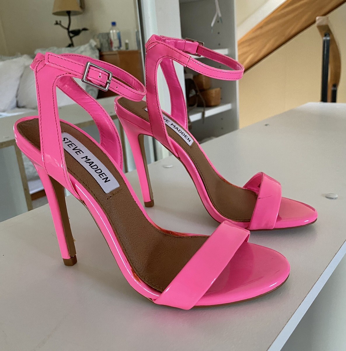 Steve Madden Pink Patent BARBIE Shoes Women's Size 5M NEW