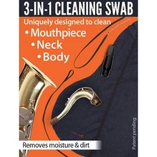 Protec A124 Body, Neck & Mouthpiece Swab: Tenor Saxophone