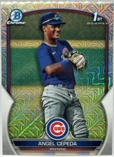 2023 Bowman Chrome ANGEL CEPEDA 1st Bowman Mojo #BCP-205 Cubs