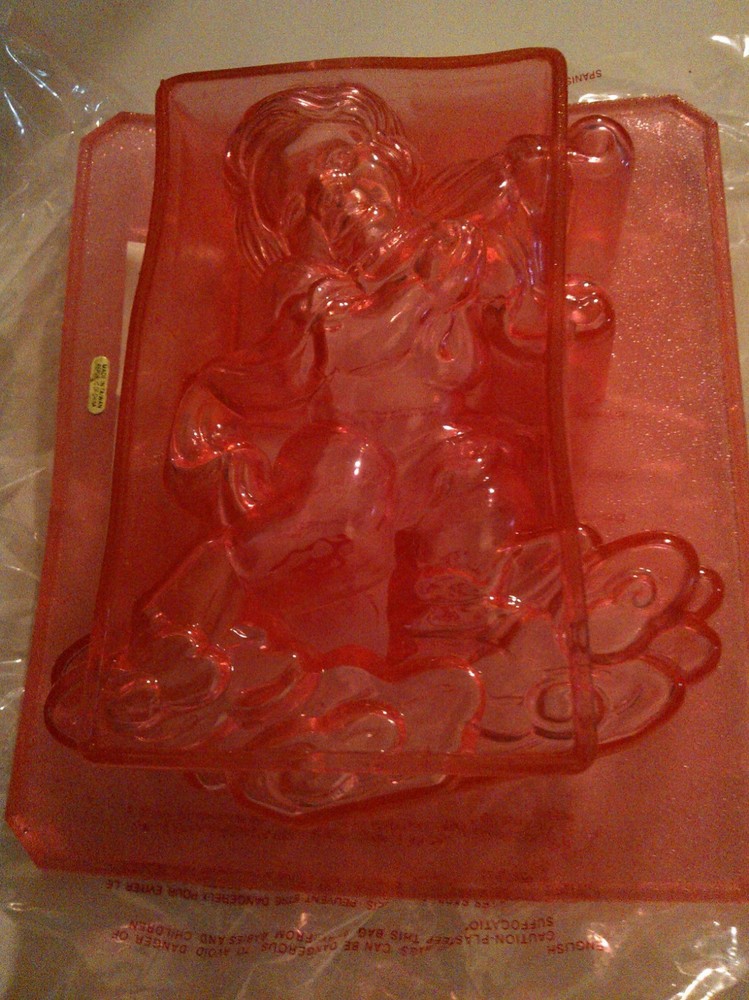 Open Invitation Cupid Mold 440208 for Catering, Wedding Cakes, and Celebrations