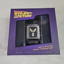 Back To The Future Flux Capacitor Delorean Watch ThinkGeek 2014 NEW Open Box