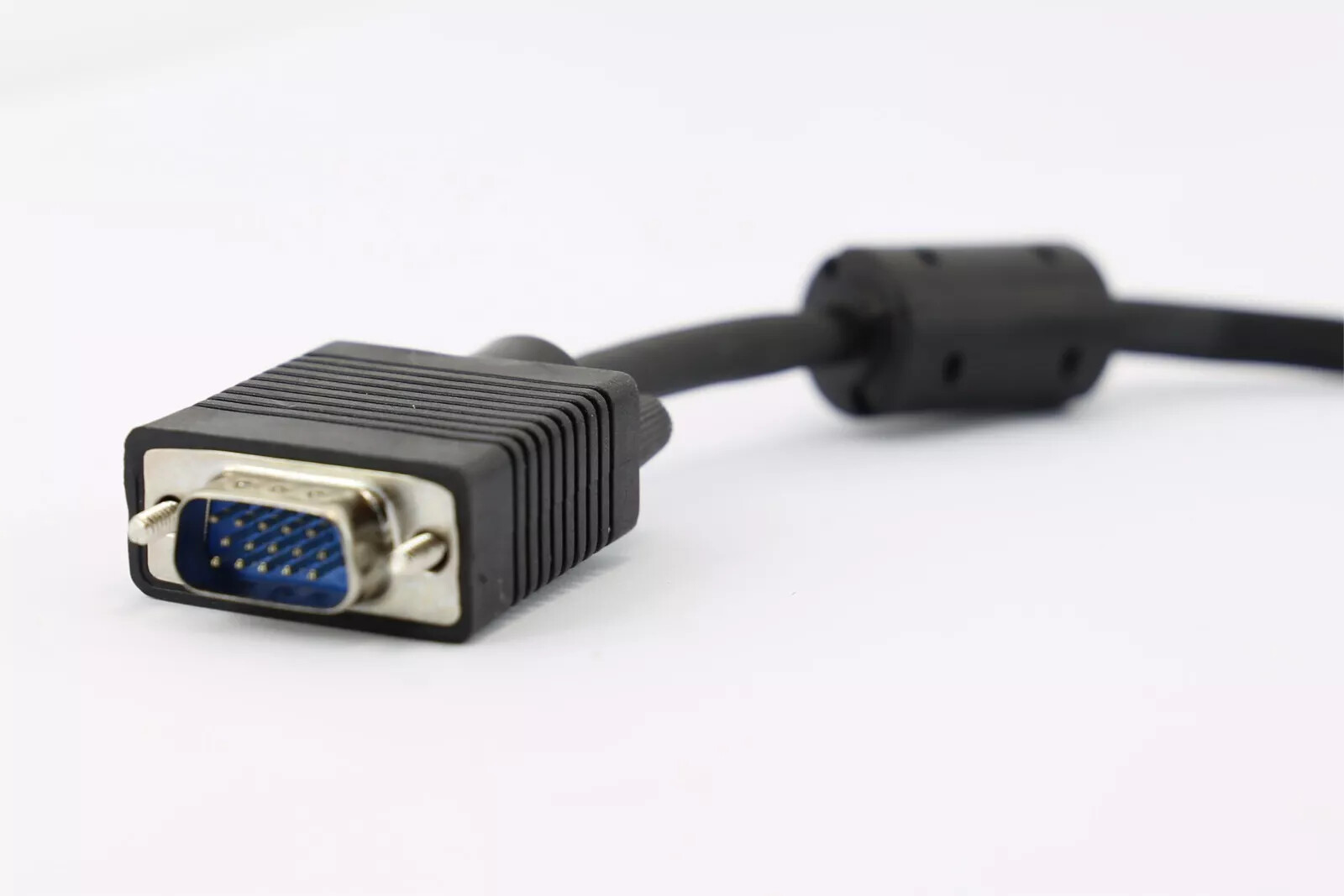 Cavo Monitor VGA Maschio a Maschio Connessione 15 Pin Blu Connetti PC Portatile a TV foto 4