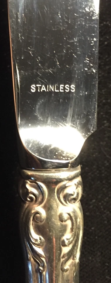 Cubiertos de plata de ley - Cuchillo de cena francés Gorham Melrose Foto 3 de 4