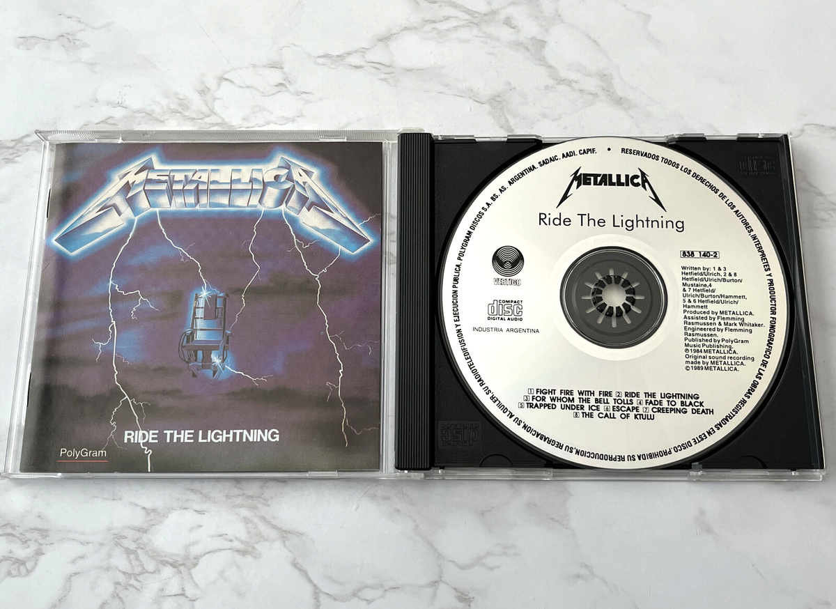 Metallica Ride The Lightning CD ARGENTINA IMPORT! 2007 Vertigo 838