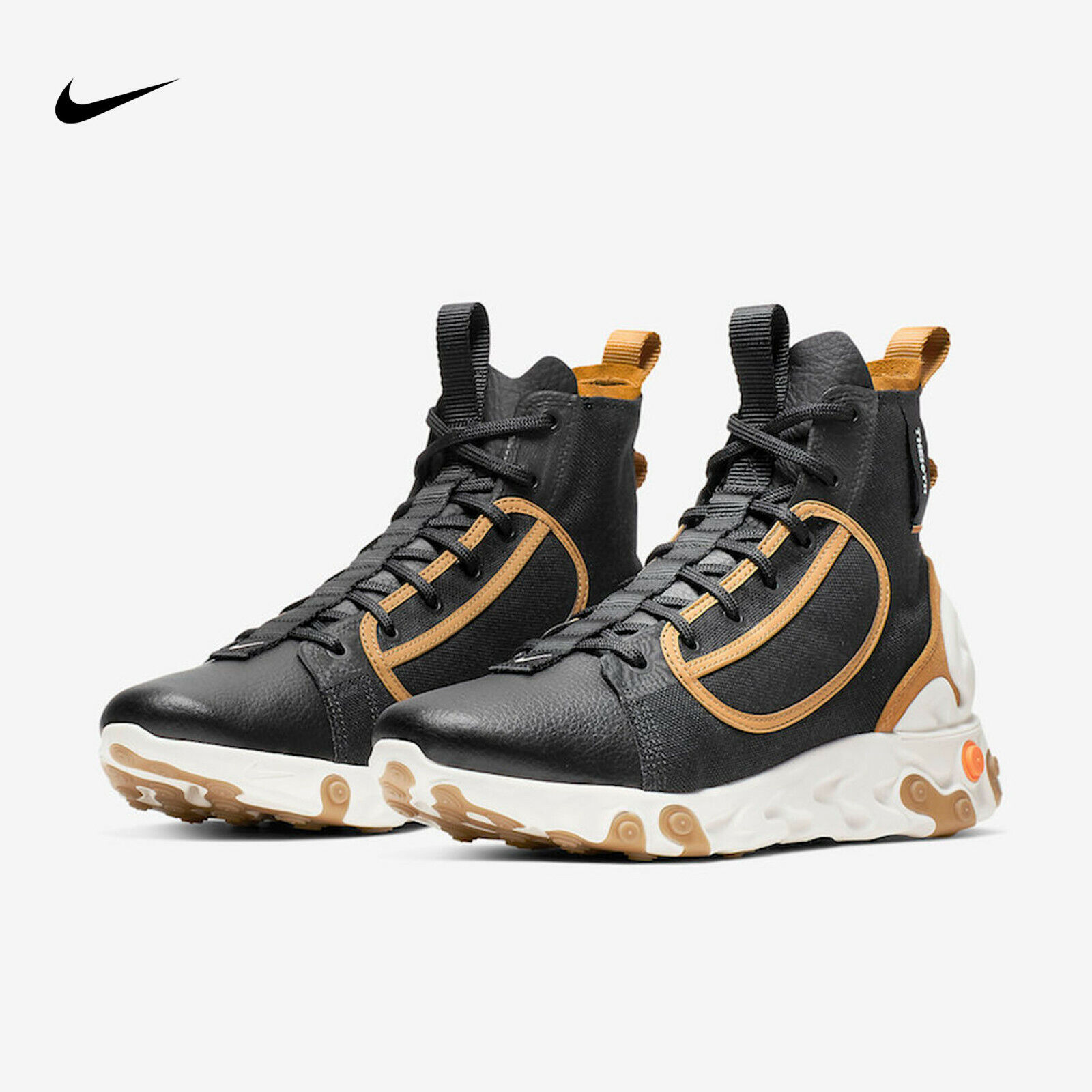 Nike React Ianga &#039;THE10TH&#039; Black Wheat Size 8 | eBay