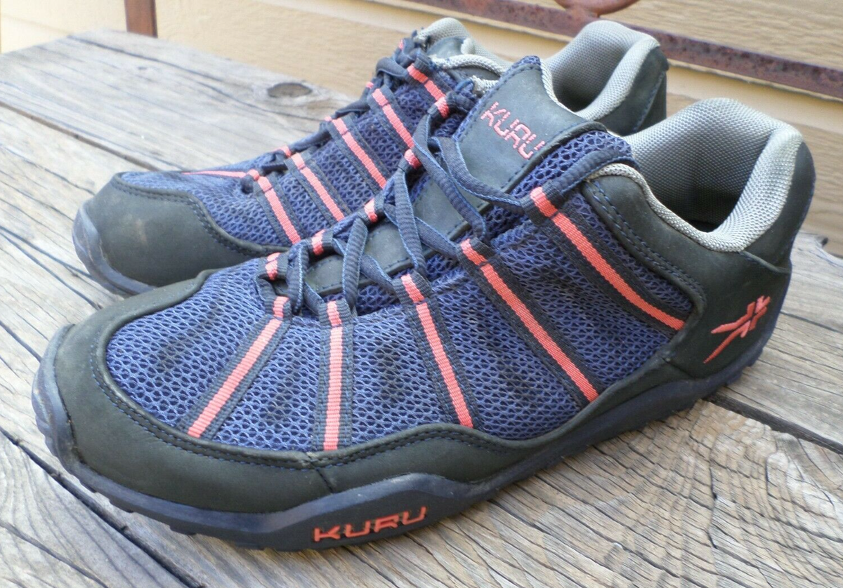 KURU Chicane Mens Hiking Shoes Sz 8 W Hiking Brown Mesh‎ Lace Up Sneakers Kuru Chicane Wide Hiking Shoes Suede Leather Brown 7.5 main image 2