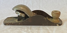 Vintage 7 1/8" Wood Plane Hand Planer with Wooden Knob #8 on Back Made In USA