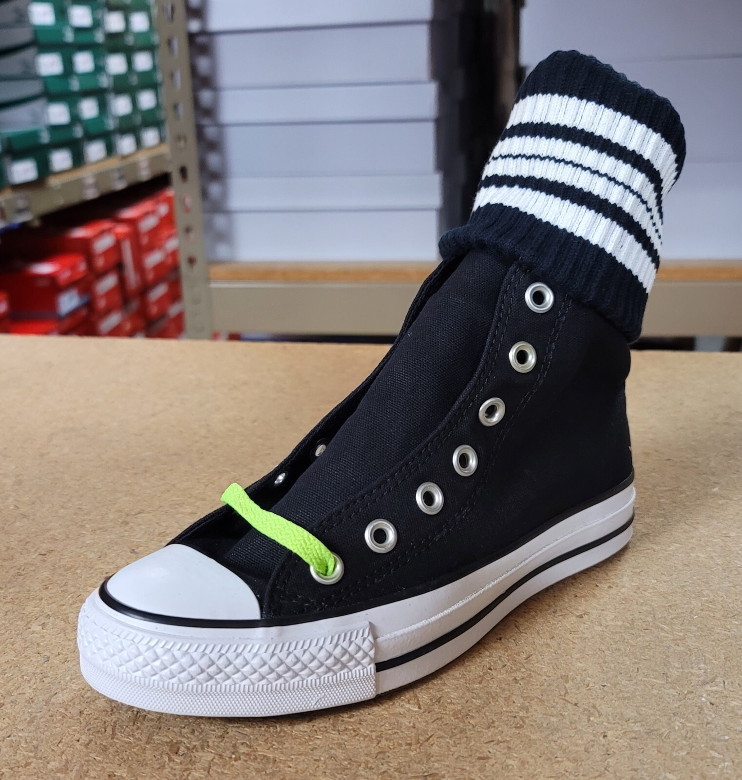Converse Adult Unisex Chuck Taylor All Star RD Hi Black / White 1S194
