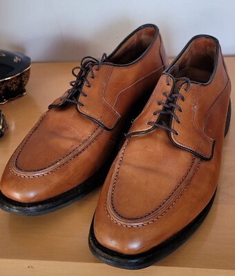 Shoes Men\'s Brown Leather Lace-Up Dress Shoes Allen Edmunds Sz 9.5 Allen Edmonds Park Avenue Verse Cap-toe Oxford Dress Shoe  main image 3