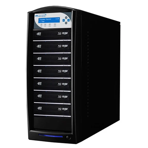 7 Target Blu-ray DVD CD Duplicator 500GB HDD USB 3.0 CopyConnect SharkBlu-S7T-BK - Image 3 of 4