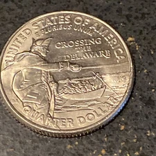 2021 P General George Washington Crossing the Delaware Quarter • #230927