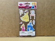 Disney Princess Foam 9 Stickers Belle, Cinderella, Sleeping Beauty