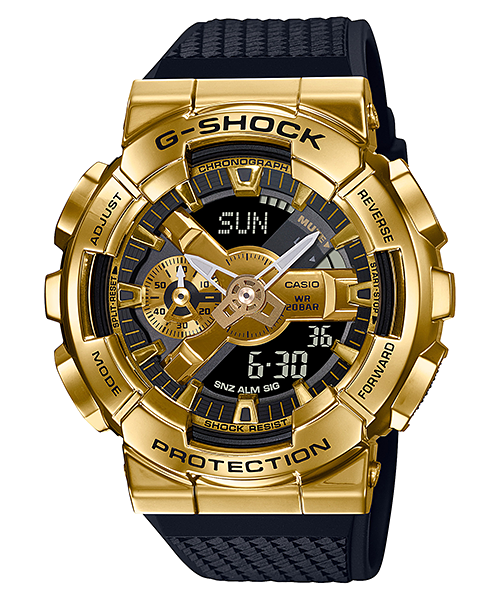 CASIO G-SHOCK GM-110G-1A9JF Metal Gold Analog Digital Watch 48.8mm