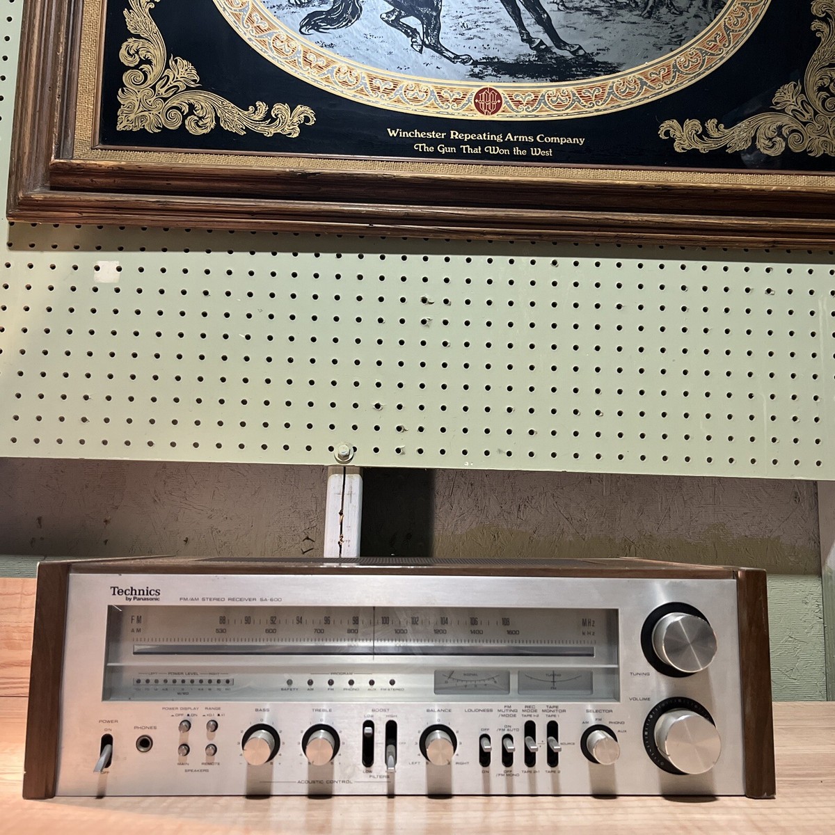 Vintage Technics SA-600 AM/FM Stereo Receiver Nice Condition