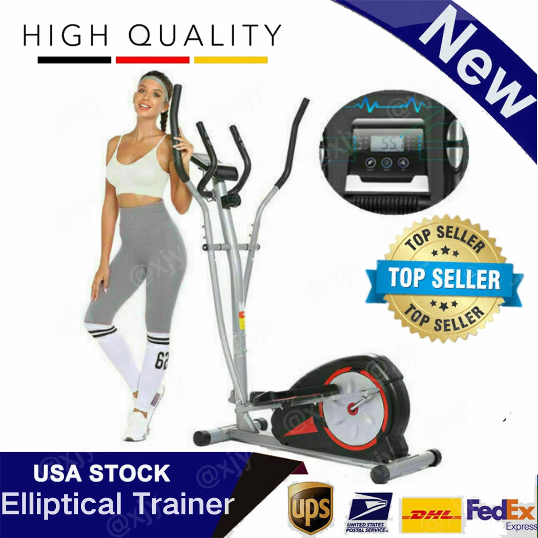 Elliptical Machine Eliptical Trainer Exercise Machine Magnetic Smooth Quiet LCD