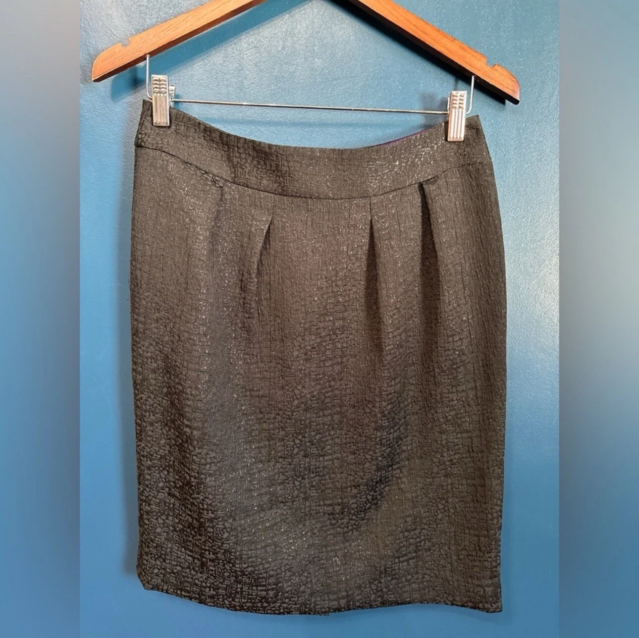 BANANA REPUBLIC Jacquard Patterned Knee Length Classic Skirt NWT Size 6