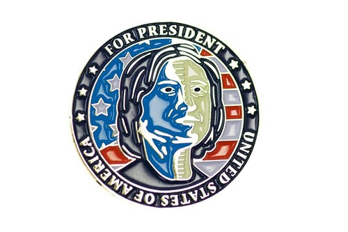 Donald Trump & Hillary Clinton For President Flip Coin - Picture 2 of 2
