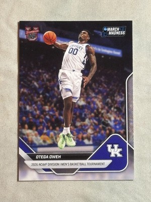 2025-26 Bowman U Now March Madness Otega Oweh #45 Kentucky
