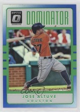 2017 Panini Donruss Optic Dominators Blue Prizm 53/149 Jose Altuve #D5 o7m