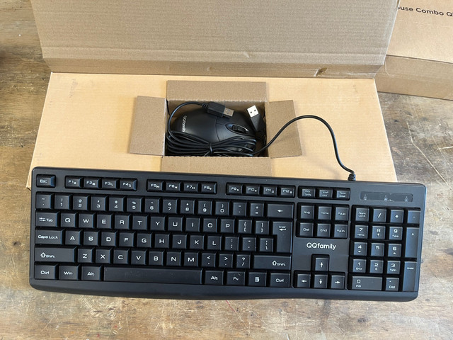 Zebronics/Quantum Wired Keyboard-Mouse Combo