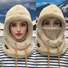 Warm Thermal Windproof Balaclava Ski Hood Motorcycle Face Cover Polar Fleece