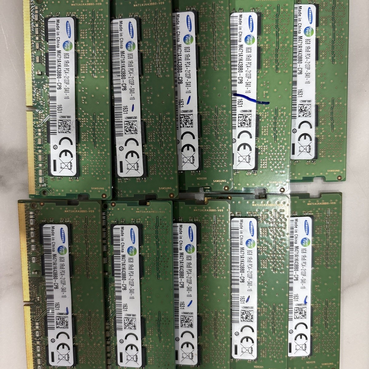 Lot Of 10 Samsung 8GB DDR4 1Rx8 PC4-2133P memory | eBay