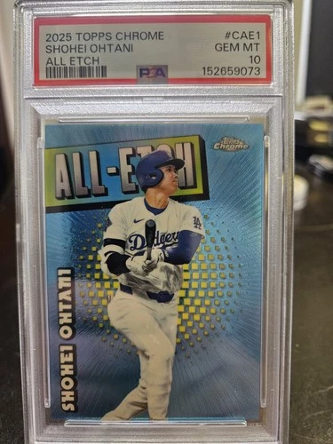 2025 Topps Chrome - All-Etch Shohei Ohtani #CAE-1 PSA 10