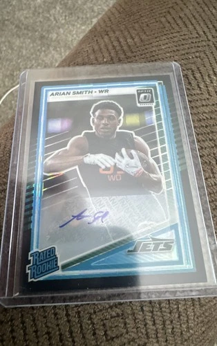 2025 Panini Donruss Optic - Rated Rookie Arian Smith #285 Black Pandora Prizm...