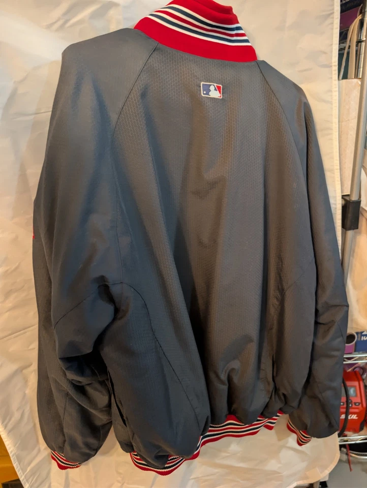 Vtg Majestic Authentic Collection Boston Red Sox Jacket Medium Full Zip MLB - Image 2 of 4