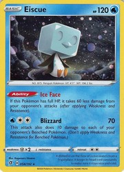 Eiscue 054/192 Rebel Clash Holo Rare