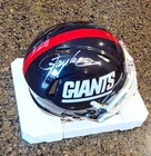 LAWRENCE TAYLOR Autographed Signed Giants Vintage Mini Helmet JSA COA
