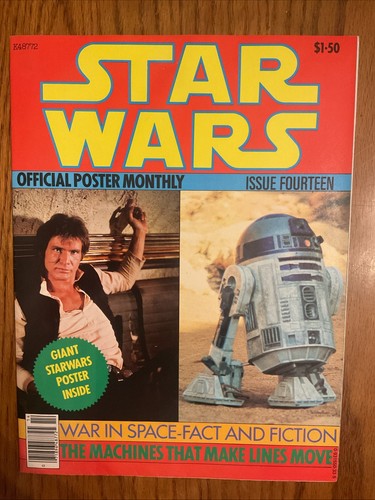 Star Wars Official Poster Monthly Issue #14 Han Solo R2D2 War in Space