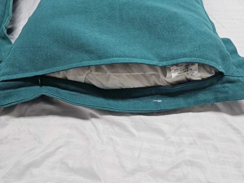 Juego de 3 almohadas de acento Tommy Hilfiger verde/verde azulado Foto 4 de 4