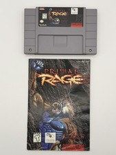 Primal Rage Super Nintendo SNES 1995 Complete