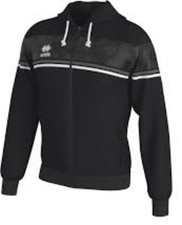 Errea Dragos Full Zip Hoody Size Medium Unisex FG0S0Z07780 Black