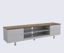 AVF Whitesands 1900 TV Stand for TVs up to 85”, Oak Grey RRP £265