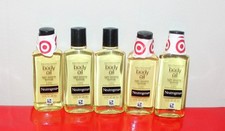 5~MINI~Neutrogena Light Sesame Formula Body Oil Mini Travel Size TSA USA Made