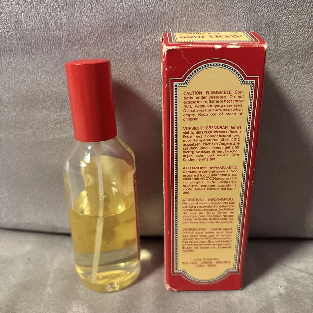 Avon 1886 Eau de Cologne Spray, Vintage, Original Verpackung,  Retro Duft, 50g