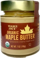 Trader Joe's 7 oz Organic MAPLE BUTTER Spreadable Creamy Maple Syrup *BB 8/2028*