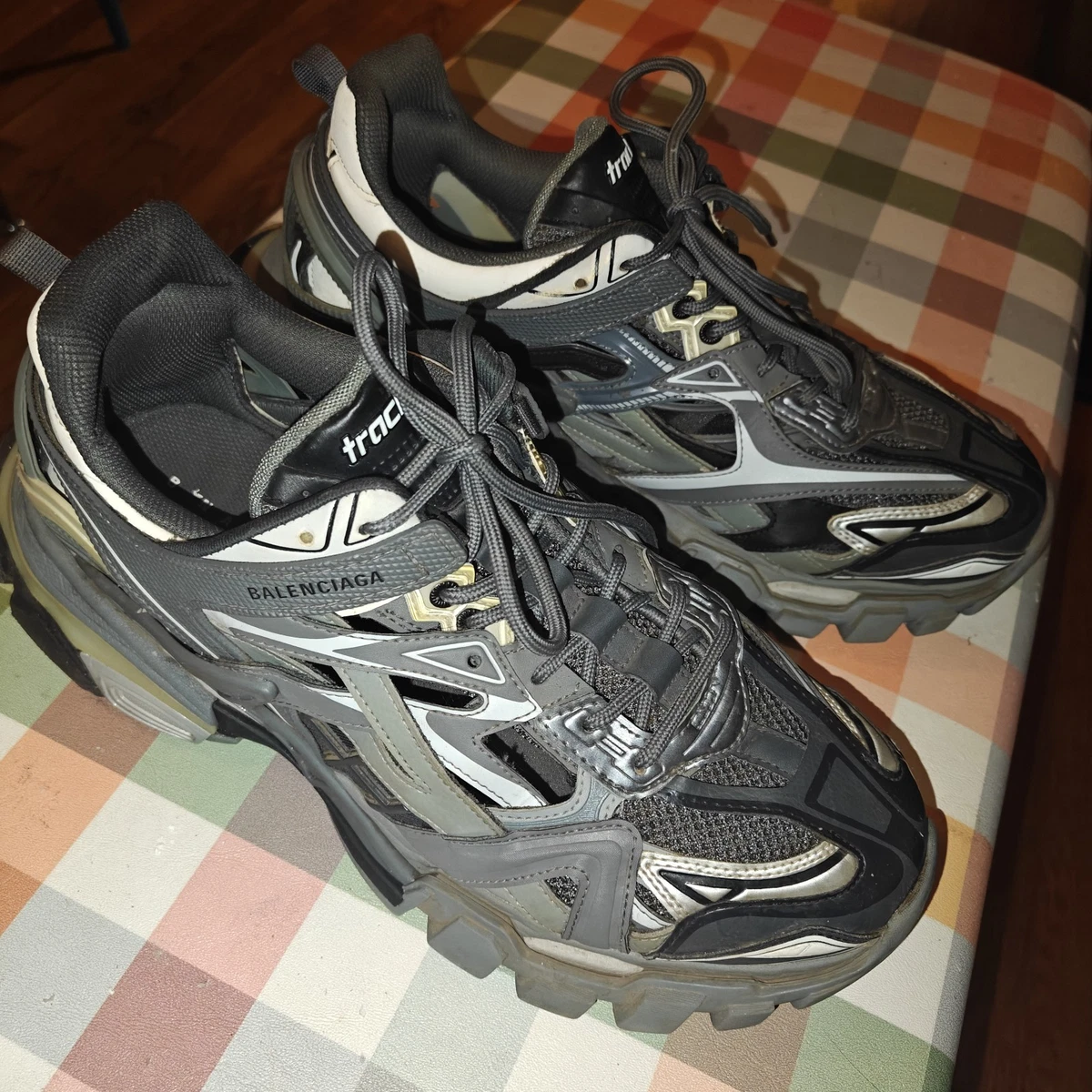 Balenciaga Track Sneaker Grey White for sale | eBay