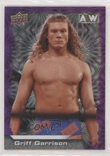 2022 Upper Deck AEW All Elite Wrestling Purple Pyro /199 Griff Garrison #79 uf7