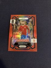 2026 Panini Monopoly Prizm FIFA World Cup Gerard Pique Red Prizm #46