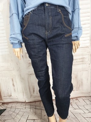  Sexy Woman lässige Baggy Jeans  Farbakzente Gr.S-XL